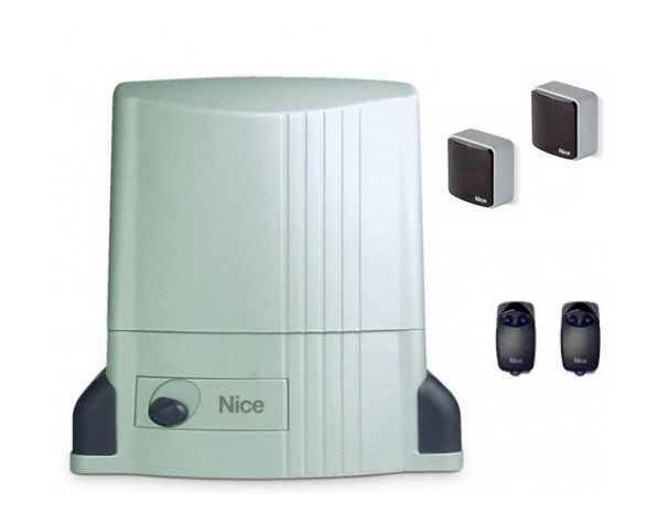 NICE TH1500KIT1 (до 1500кг) Комплект автоматики для откатных ворот, в составе: привод TH1500, пульт FLO2RE (2шт), фотоэлементы EPM 