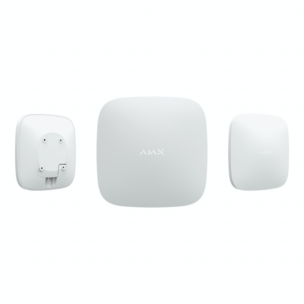 Ajax Hub Plus (White) (11795.01.WH1) Интеллектуальная централь - 4 канала связи (2SIM 3G+Ethernet+WiFi)