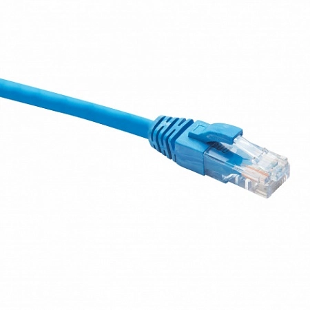 RJ45-RJ45 U/UTP Cat.5e LSZH нг(А)-HF (DR-181505), Патч-корд (коммутационный шнур) 0.5м, синий