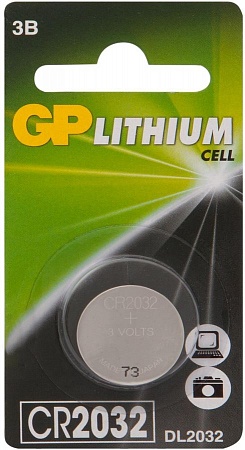 GP Lithium CR2032 Батарея (1шт/уп)