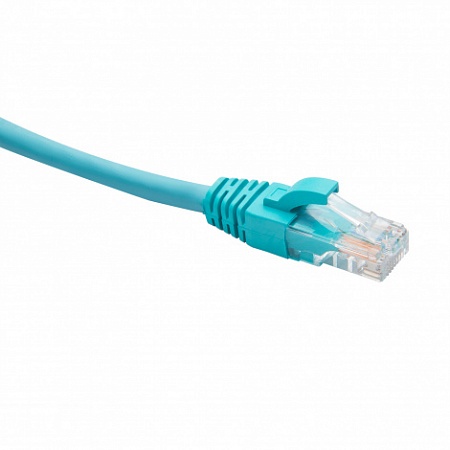 DATAREX RJ45-RJ45 U/UTP Cat.5e LSZH нг(А)-HF (DR-181608) Патч-корд (коммутационный шнур), 1.5м, бирюзовый