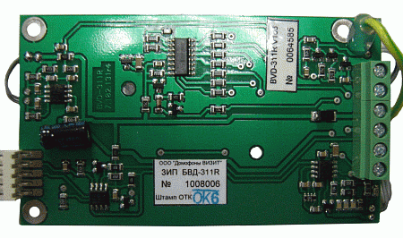 Vizit ЗИП БВД-313R Плата печатная